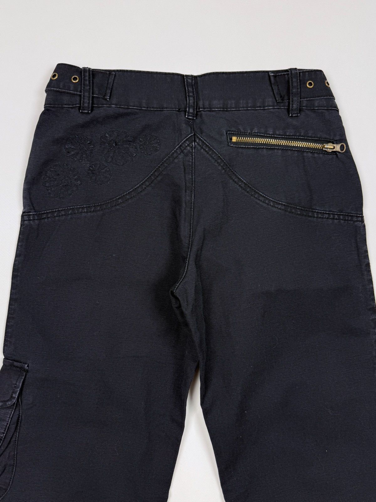 Maui and Sons Y2K Vintage Maui Girl Low Rise Belted Cargo Flared Pants Size 28" / US 6 / IT 42 - 8 Thumbnail