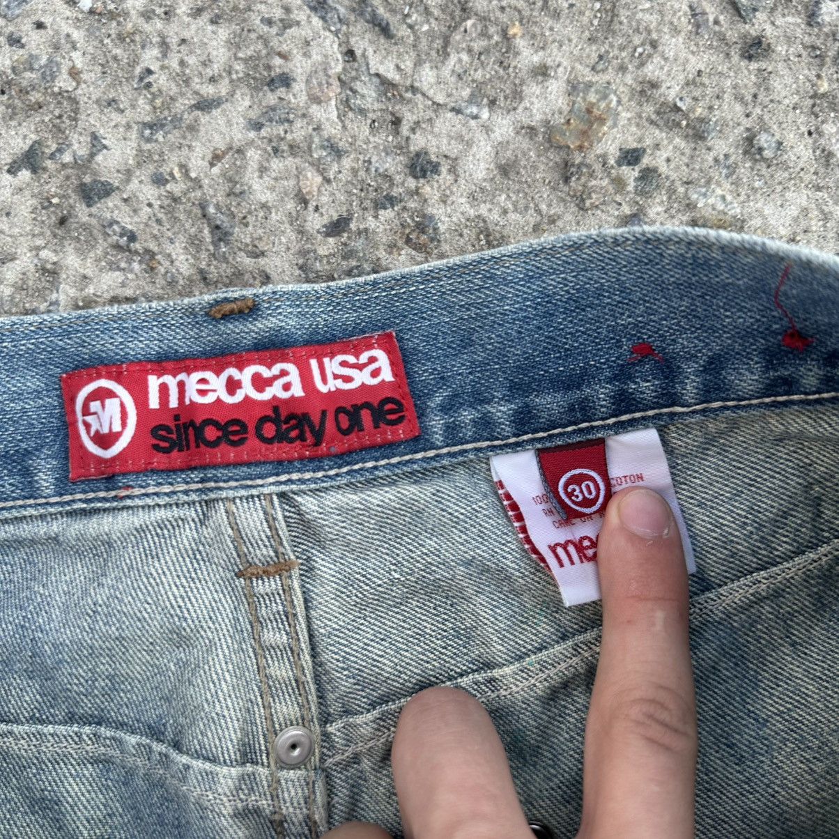Mecca Vintage Mecca USA Jeasn Baggy Rap Since Day One Size 30 Size US 30 / EU 46 - 8 Thumbnail