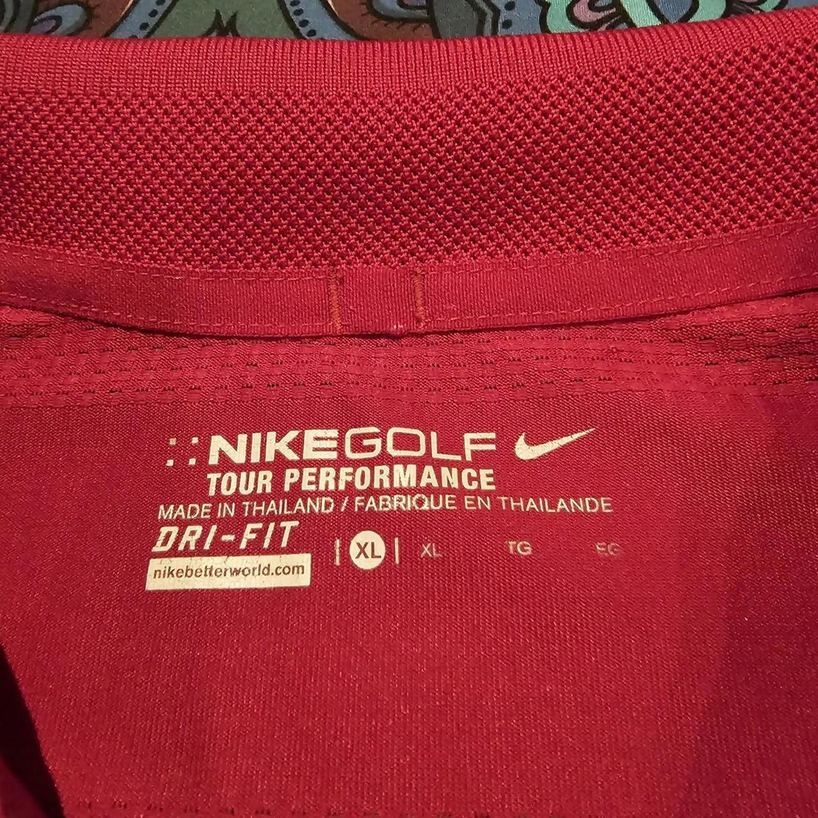 Nike Nike Men's Pink Golf Polo Shirt Size US XL / EU 56 / 4 - 5 Thumbnail