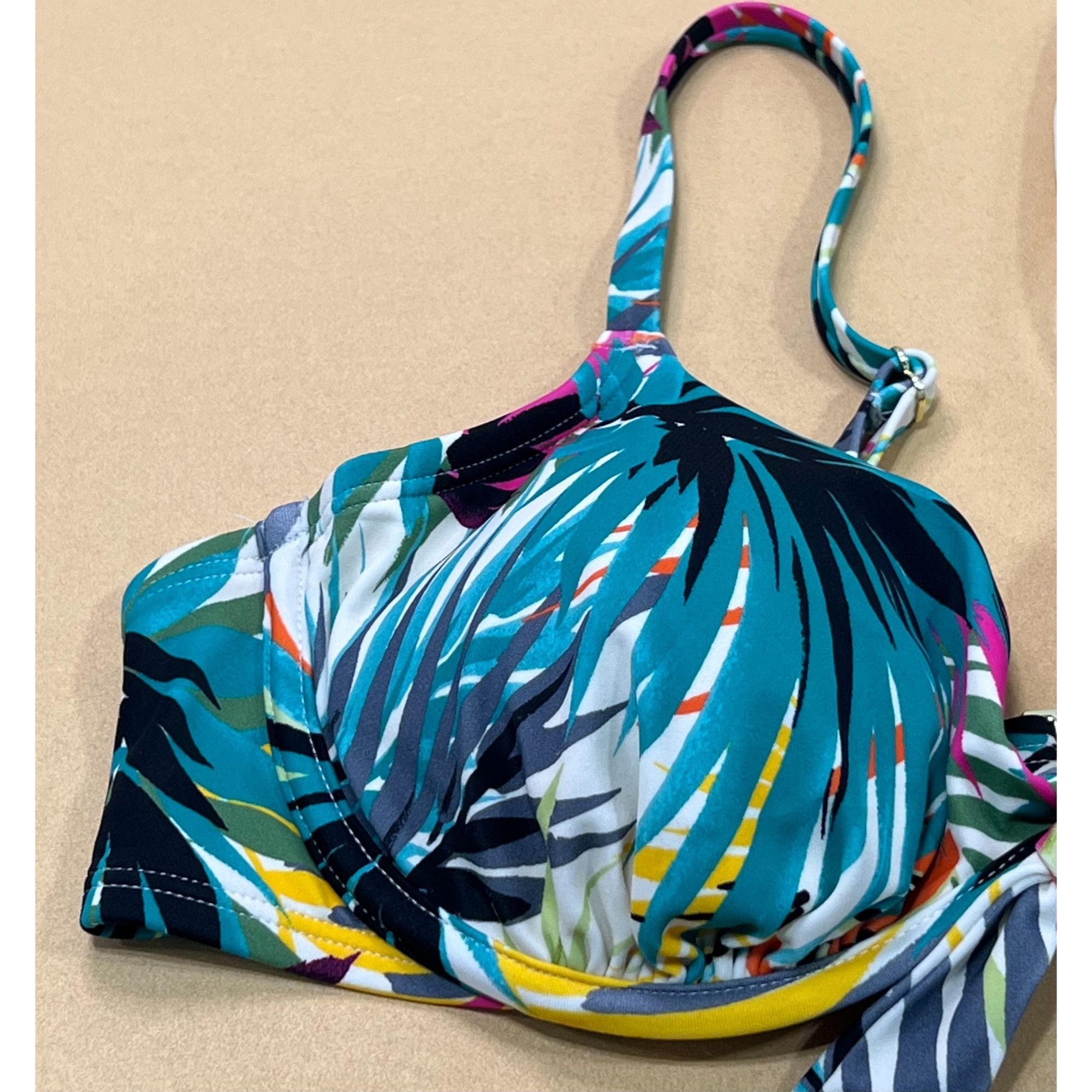 Other Shade & Shore - Women's Tie-Front Underwire Bikini Top - Mul Size ONE SIZE - 12 Thumbnail