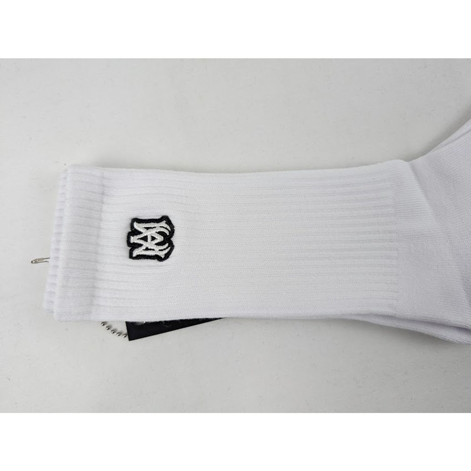 Amiri o1rshd1 Q:3 / Size: 45/46 / MA Embroidery Socks White/Black Size ONE SIZE - 4 Thumbnail