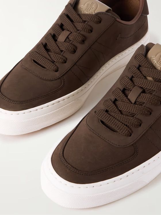 Moncler o1y0225 Low-Top Sneakers in Dark Brown Size US 8 / EU 41 - 4 Thumbnail