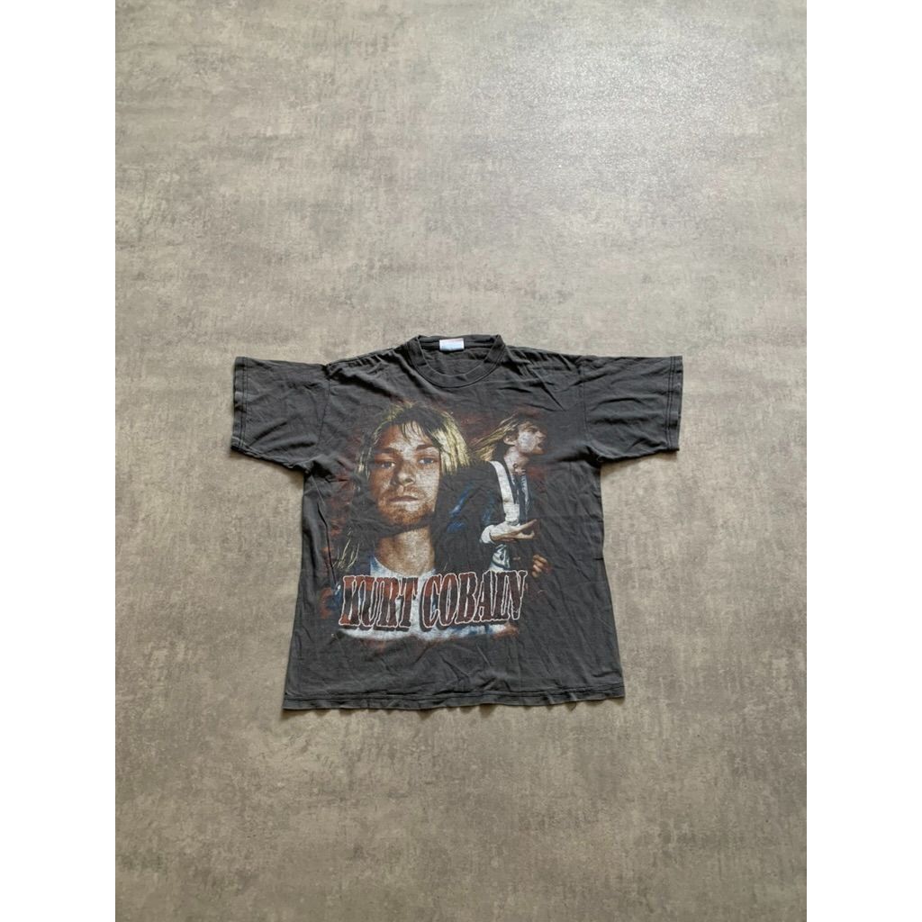 Other Kurt Cobain Nirvana 90's Bootleg Tee – BandTees t-shirt grey Size US M / EU 48-50 / 2 - 1 Thumbnail