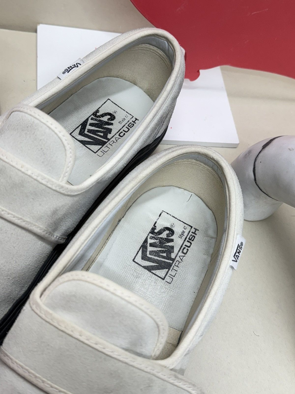 Vans Vans Slip-On Style 47 Men sz 12 (resemblance of FOG) beige Size US 12 / EU 45 - 12 Thumbnail