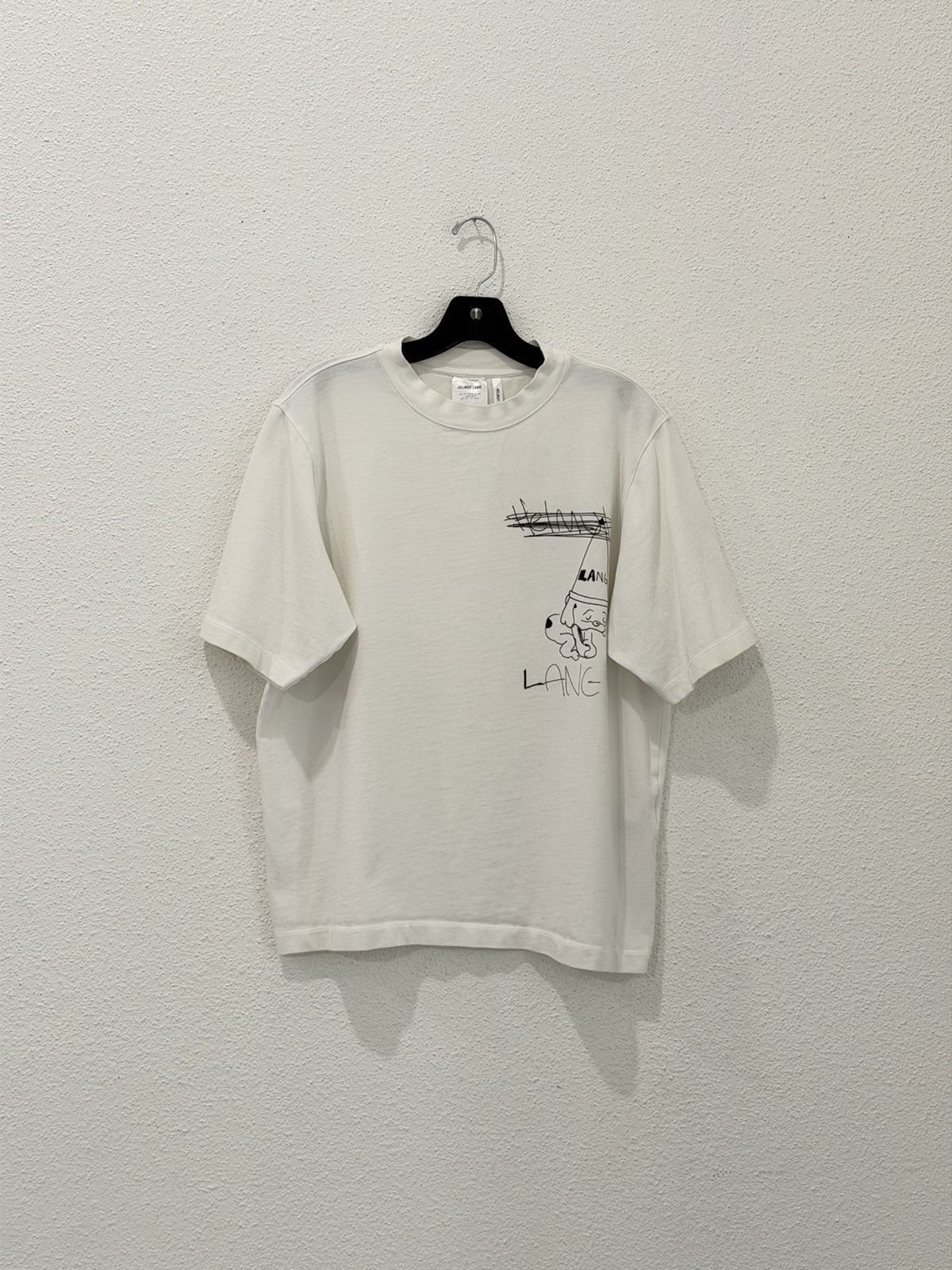 Helmut Lang Helmut Lang Shayne Oliver Puppy Tshirt M Cropped Boxy Fit Size US M / EU 48-50 / 2 - 1 Thumbnail