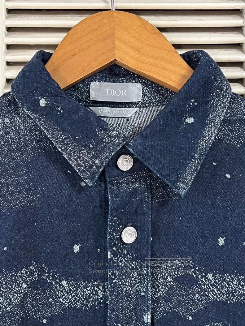 Dior Dior Size 38 Starry Denim Shirt Size US XXS / EU 40 - 3 Thumbnail