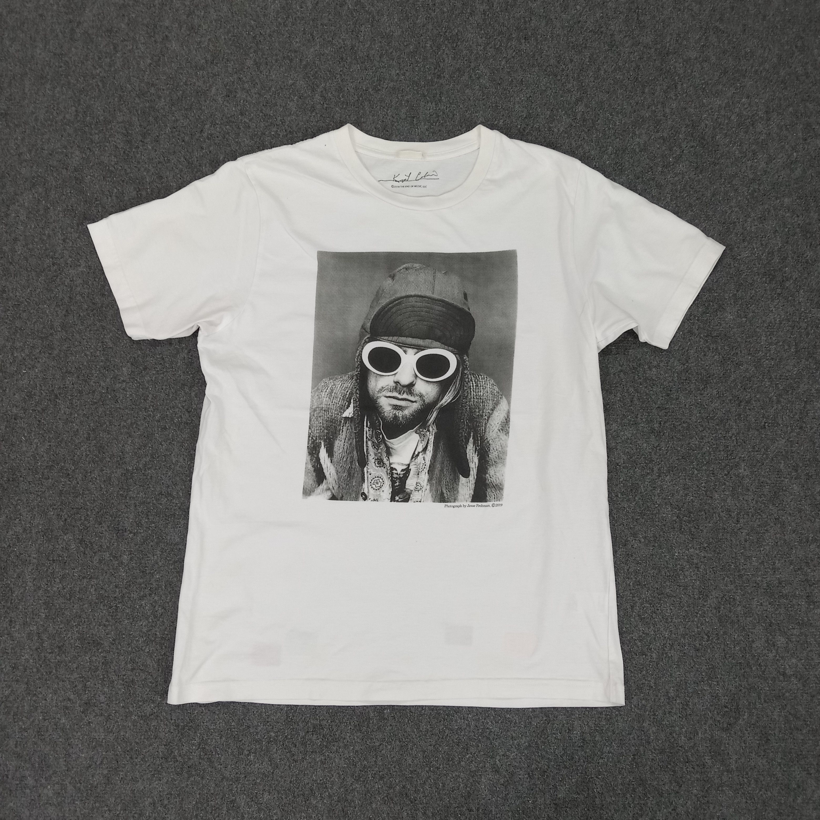 Vintage Kurt Cobain Photograph By Jesse Frohman Tshirt Size US L / EU 52-54 / 3 - 1 Thumbnail