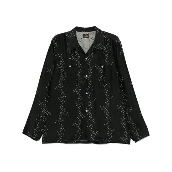 Needles NEEDLES Men Long Tops QV249 OFFWH BLACK Size US L / EU 52-54 / 3 - 1 Thumbnail