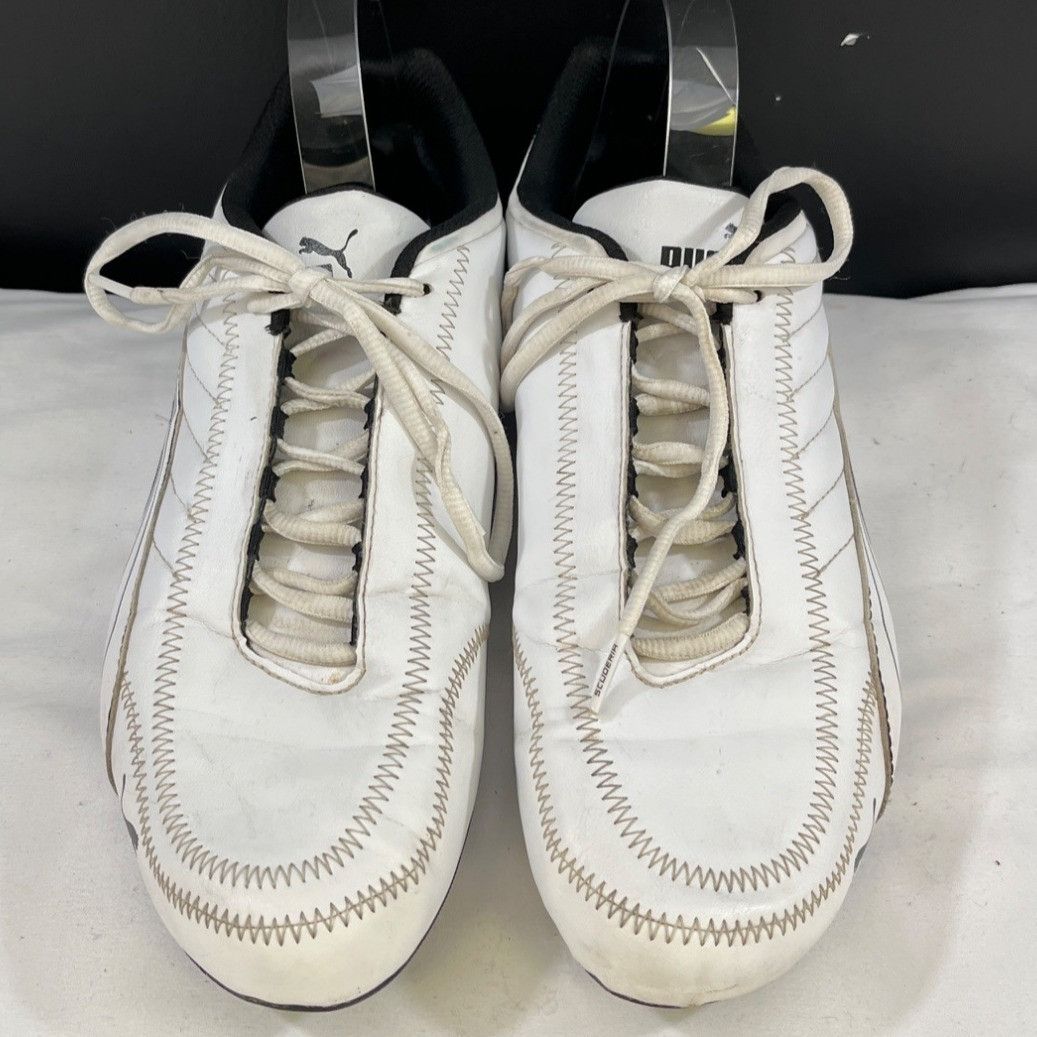 Puma Puma Ferrari Men's White/Blk Shoes/Sneakers Size 12 SKU 5608 Size US 12 / EU 45 - 2 Thumbnail