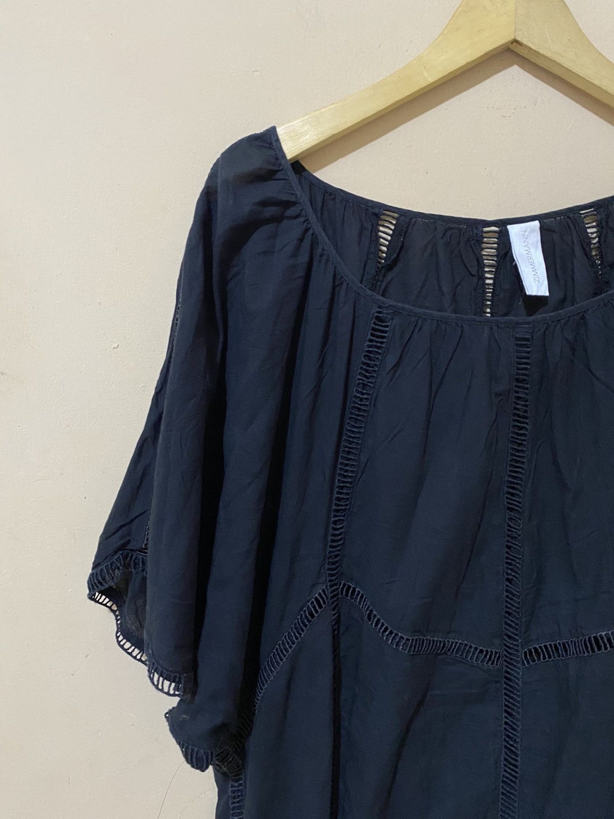 Zimmermann Zimmermann Black Blouse Size XL / US 12-14 / IT 48-50 - 4 Thumbnail