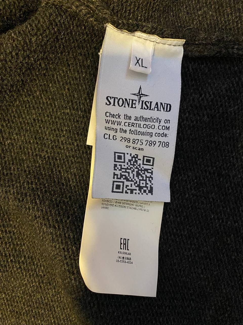 Stone Island Stone Island Wool pull Size US XL / EU 56 / 4 - 7 Thumbnail