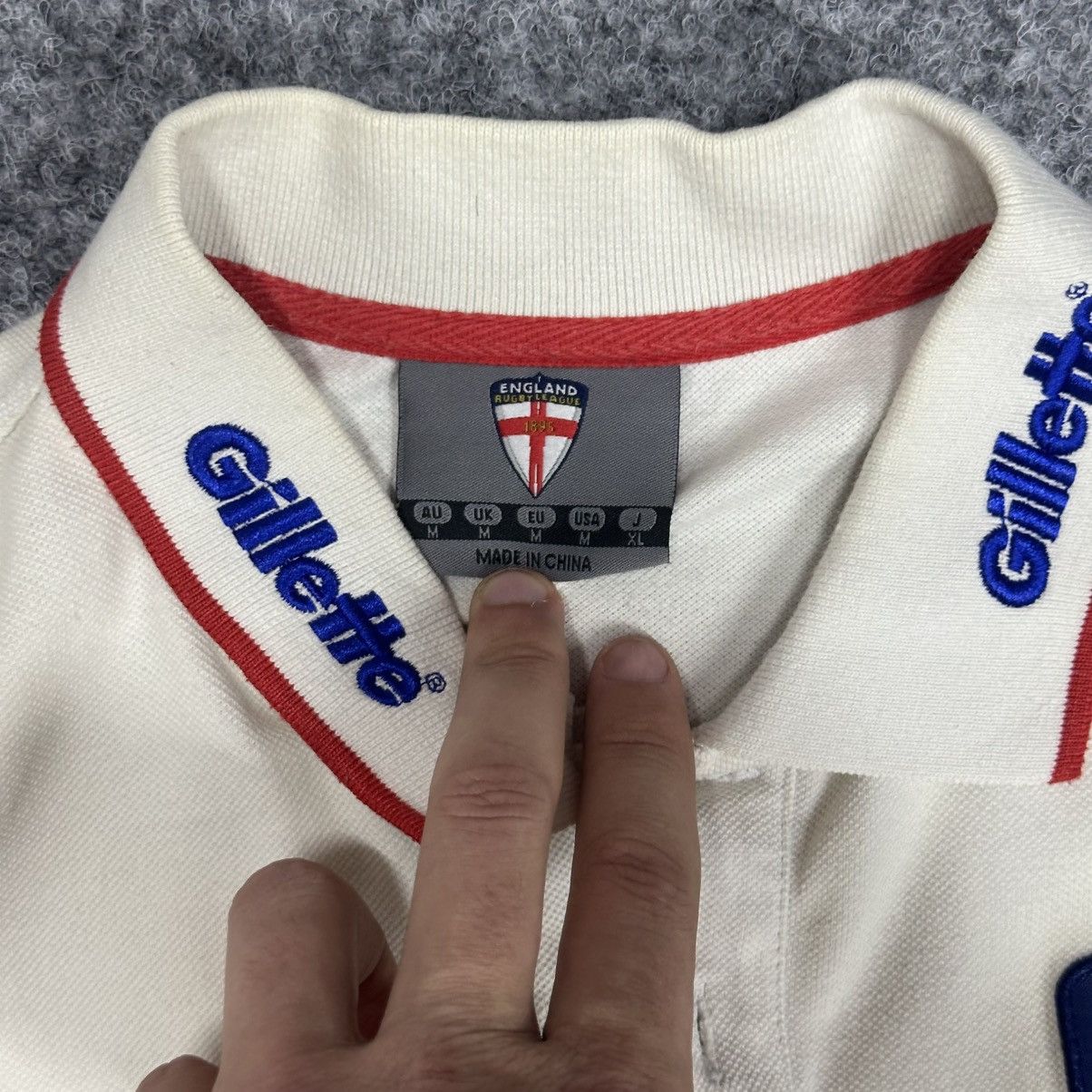 Sterling Ruby VTG Mans Rugby Polo Gillette Size L Used BLK England Size US M / EU 48-50 / 2 - 5 Thumbnail