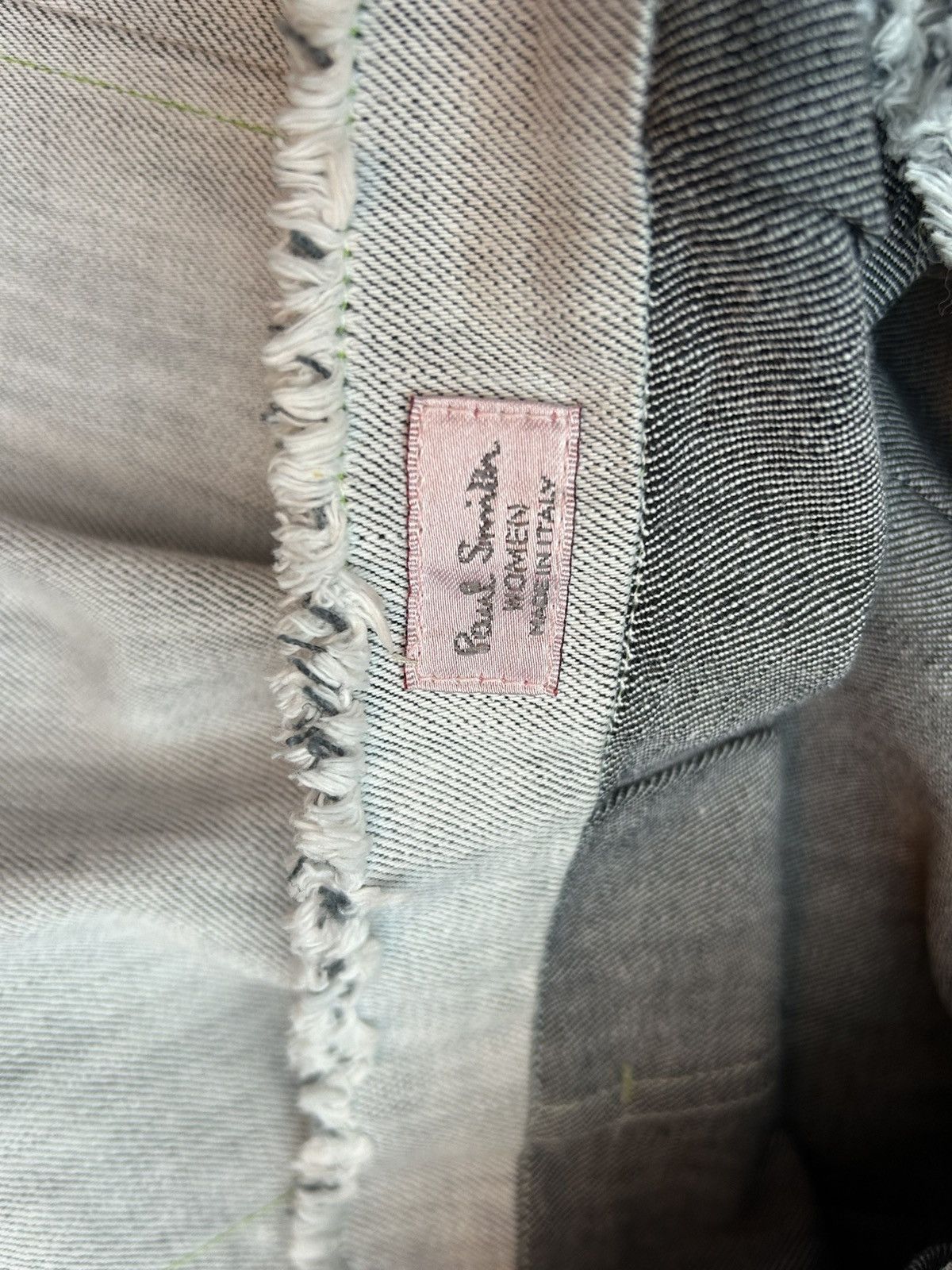 Paul Smith × Vintage 90s Paul Smith Denim Knee Lenght Pleated Skirt Size 42 Size 28" / US 6 / IT 42 - 7 Thumbnail