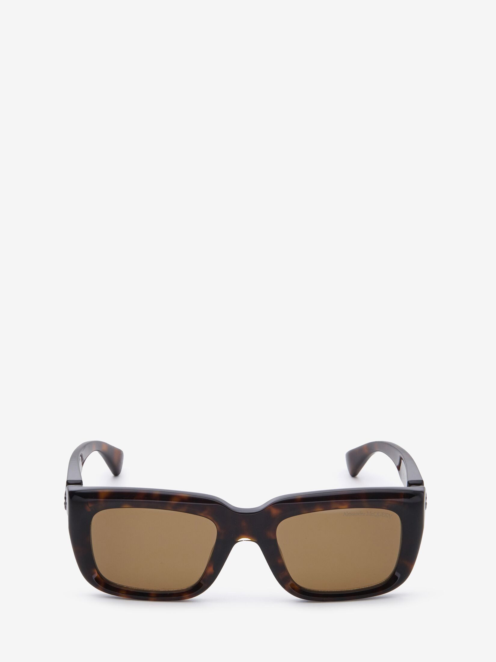 Alexander McQueen o1w1db10725 Size: OS/Floating Skull Sunglasses in Brown Size ONE SIZE - 1 Thumbnail