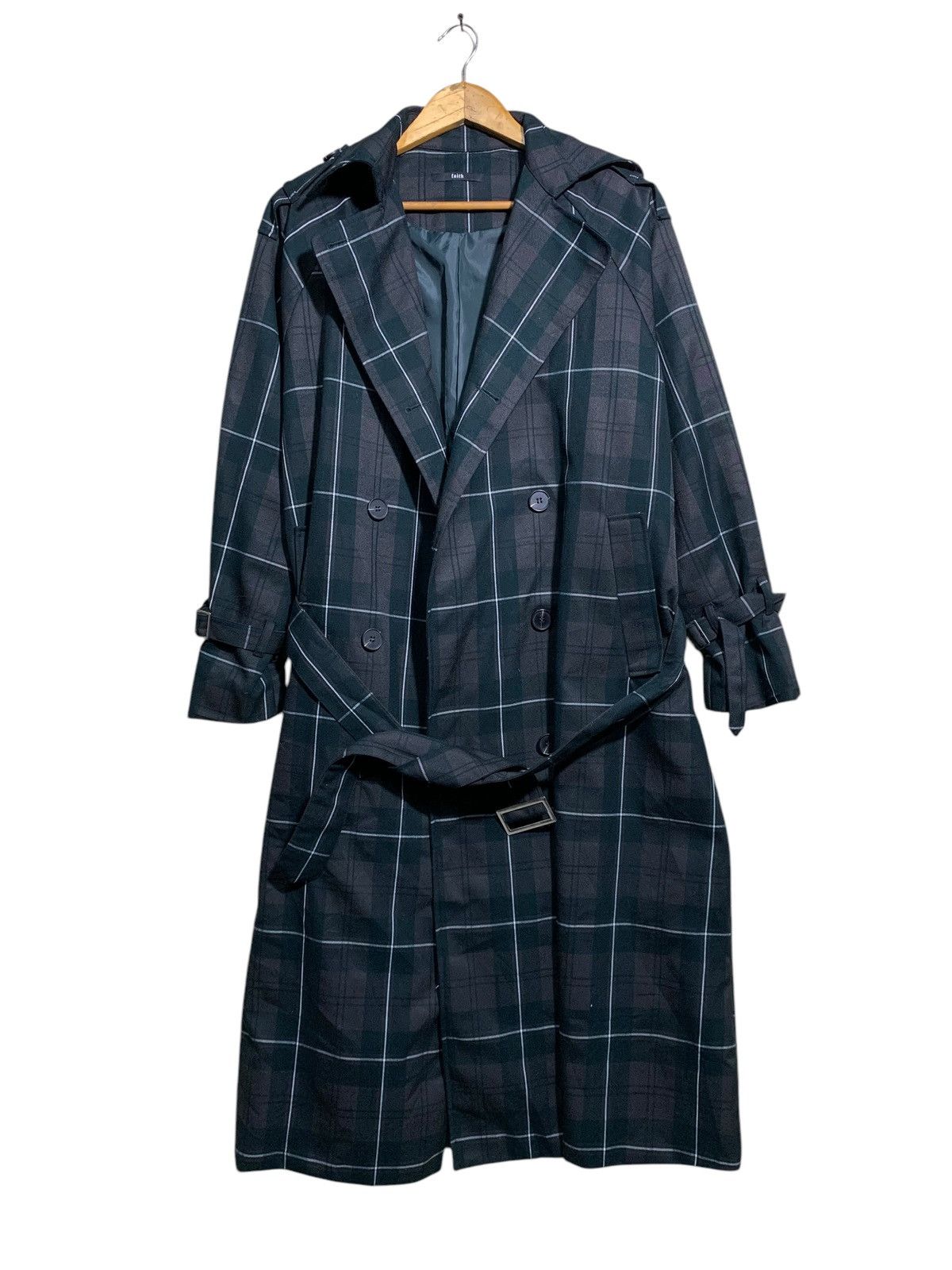 🔥FAITH TARTANS TRENCH COATS JACKETS