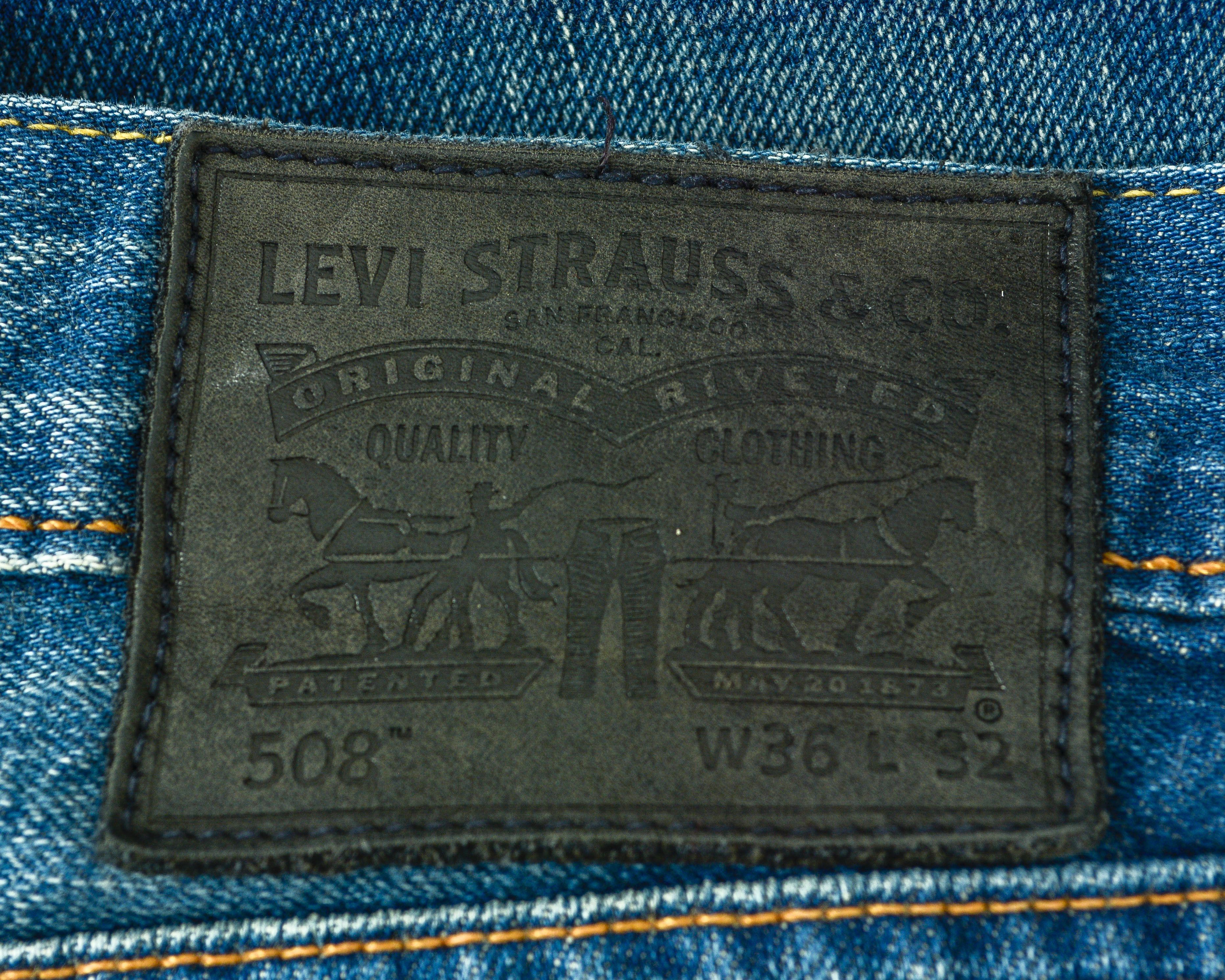 Levi's 508 Mens W36 L32 Regular Tapered Jeans Denim Pants Trousers Size US 36 / EU 52 - 6 Thumbnail