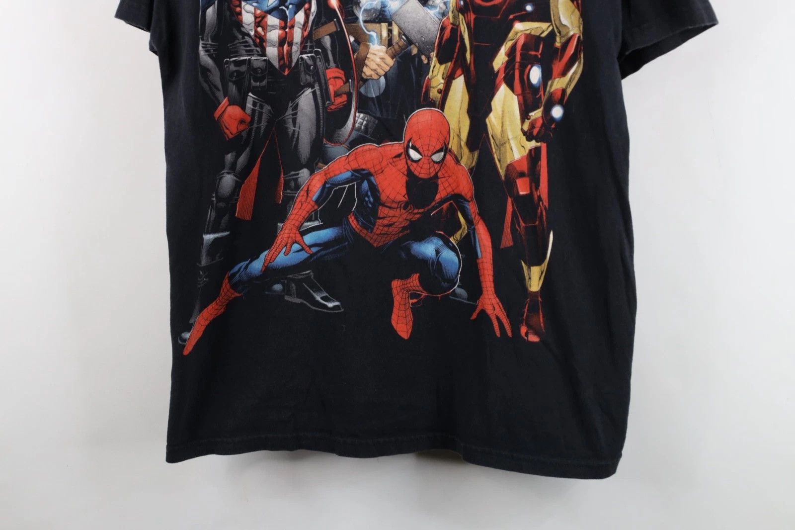 Marvel Comics Vintage Y2K Marvel Comics Spiderman Thor Iron Man T-Shirt Size US XL / EU 56 / 4 - 7 Thumbnail