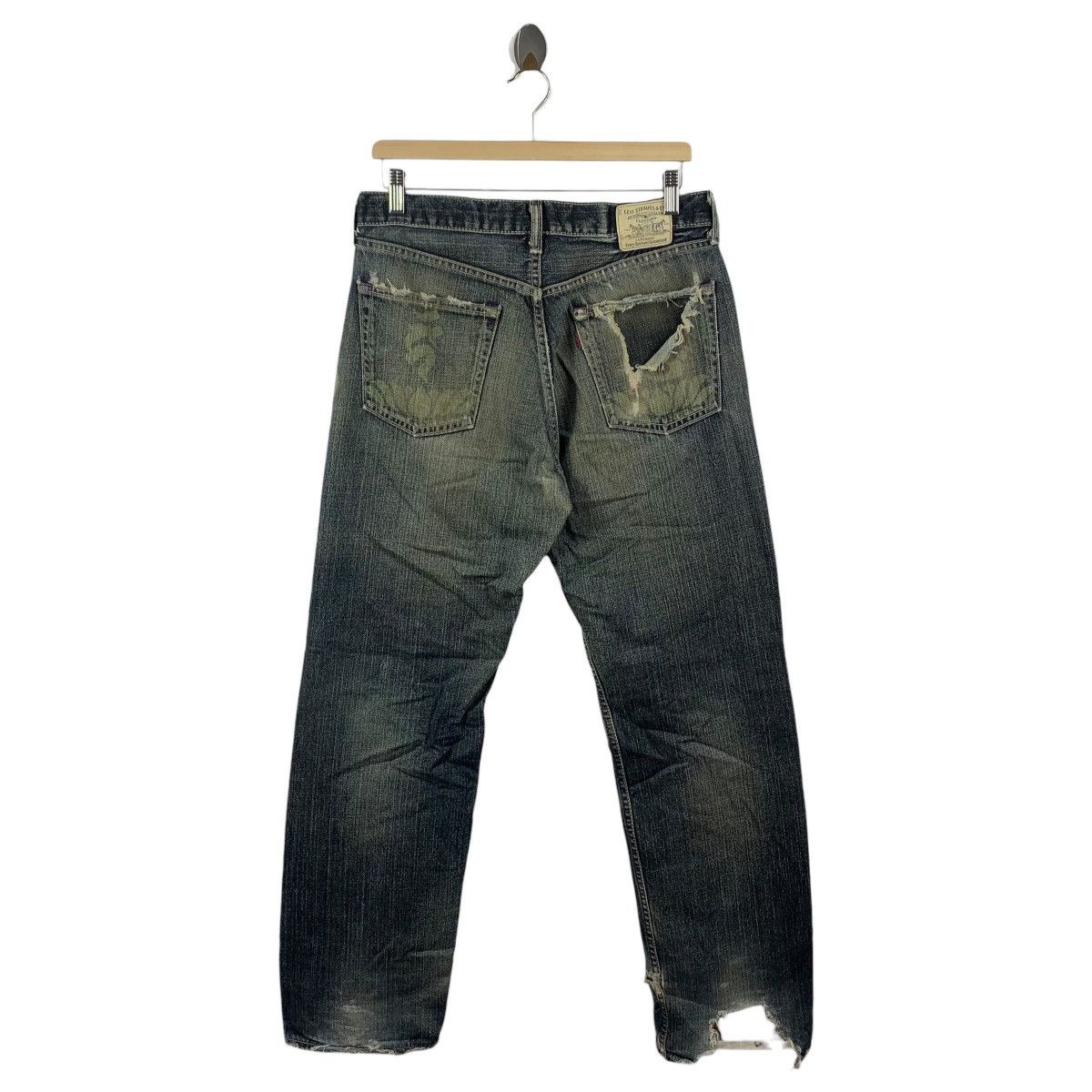 Levi's × Vintage Vintage LEVI’S lot 503 customade blue jeans Size US 32 / EU 48 - 4 Thumbnail