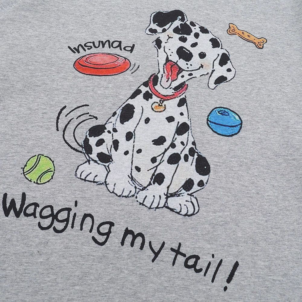 Japanese Brand × Vintage Loose men's street spotted puppy cartoon print T-shirt Size US M / EU 48-50 / 2 - 4 Thumbnail