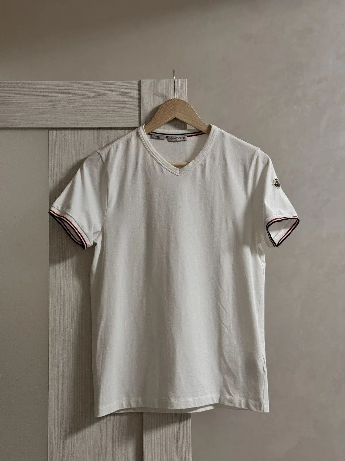 Moncler Moncler basic tee T-shirt logo vintage sleeve Size S Size US S / EU 44-46 / 1 - 3 Thumbnail