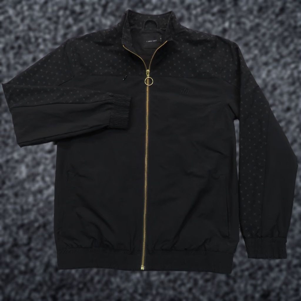 I Love Ugly I Love Ugly Jacket Mens Medium Black Full Zip Windbreaker Streetwear Track Jacket Size US M / EU 48-50 / 2 - 1 Thumbnail