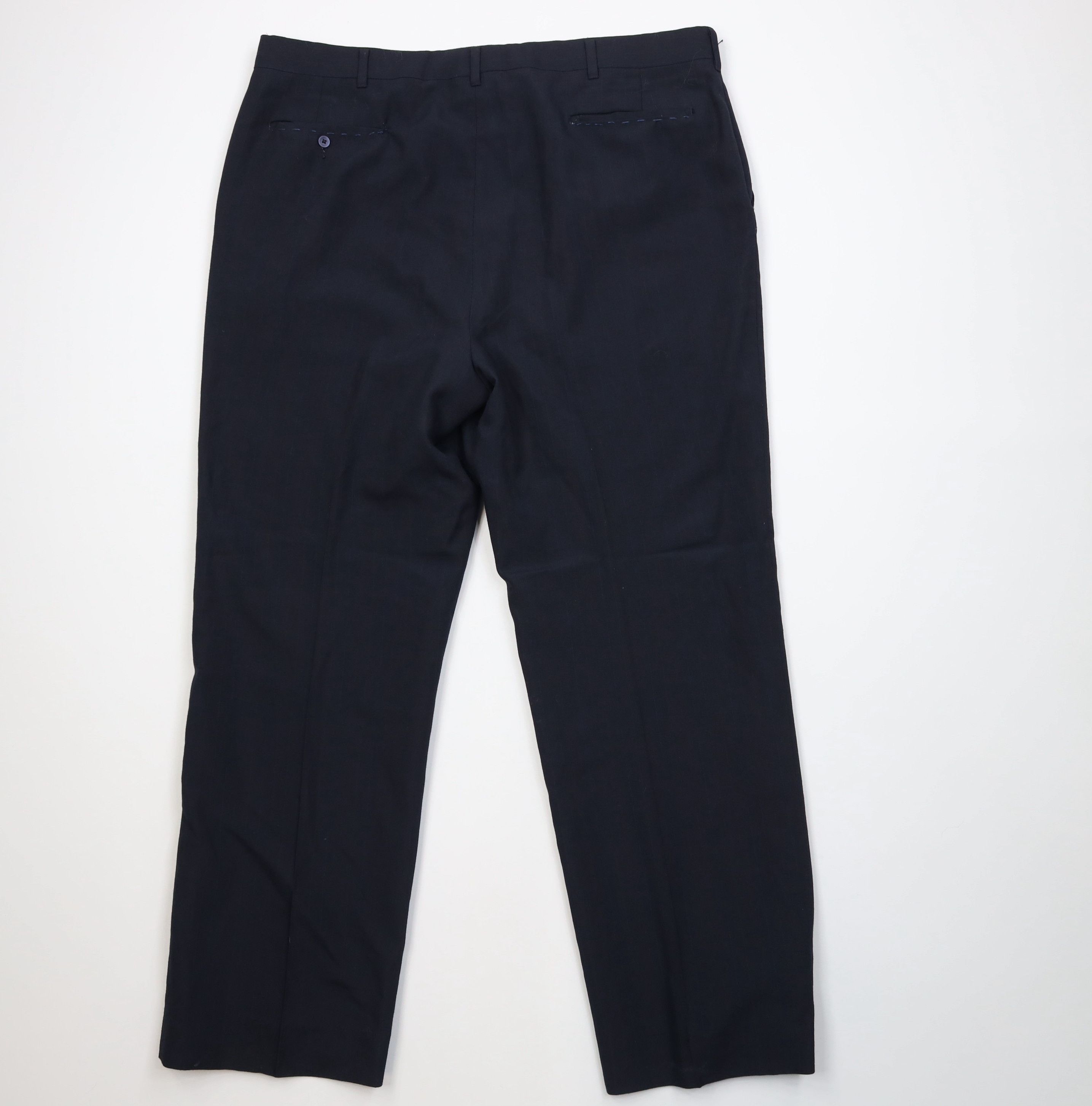 Vintage Vintage 70s Blend Knit Pinstriped Wide Leg Chino Pants US Size US 38 / EU 54 - 10 Thumbnail