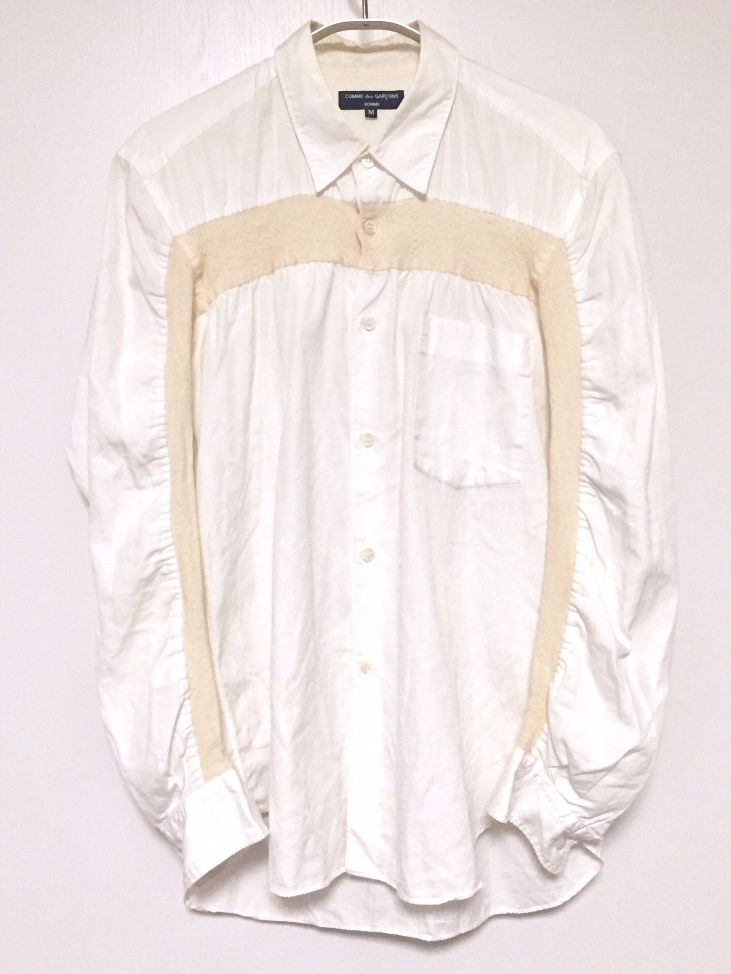 Comme des Garcons Comme des Garcons Wool White Shirt Size US M / EU 48-50 / 2 - 1 Thumbnail