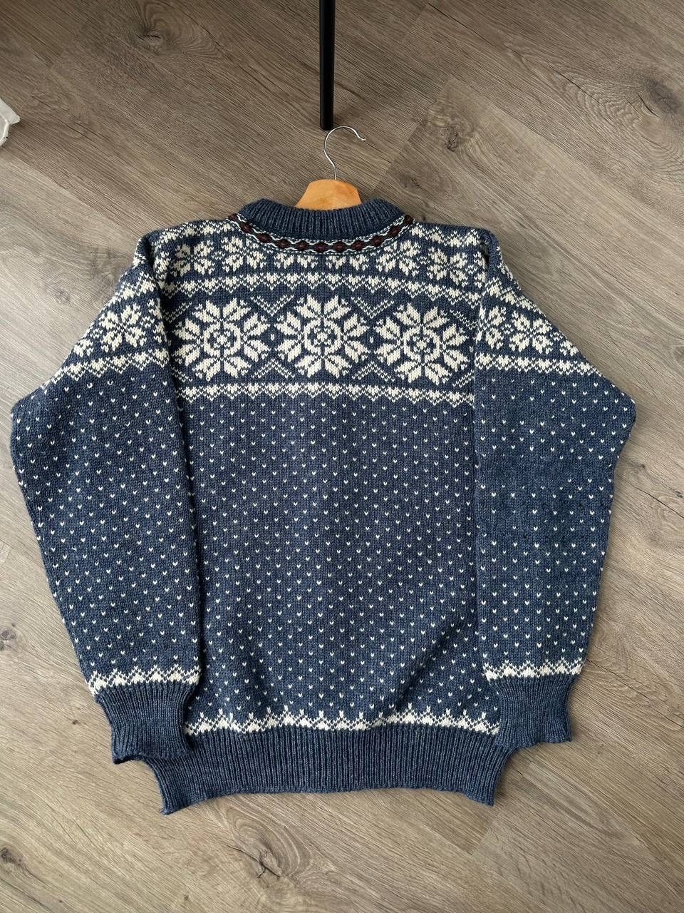 Dale Of Norway × Vintage Dale of Norway Cardigan Wool Nordic Snowflake Knit Sweater Size US M / EU 48-50 / 2 - 13 Thumbnail