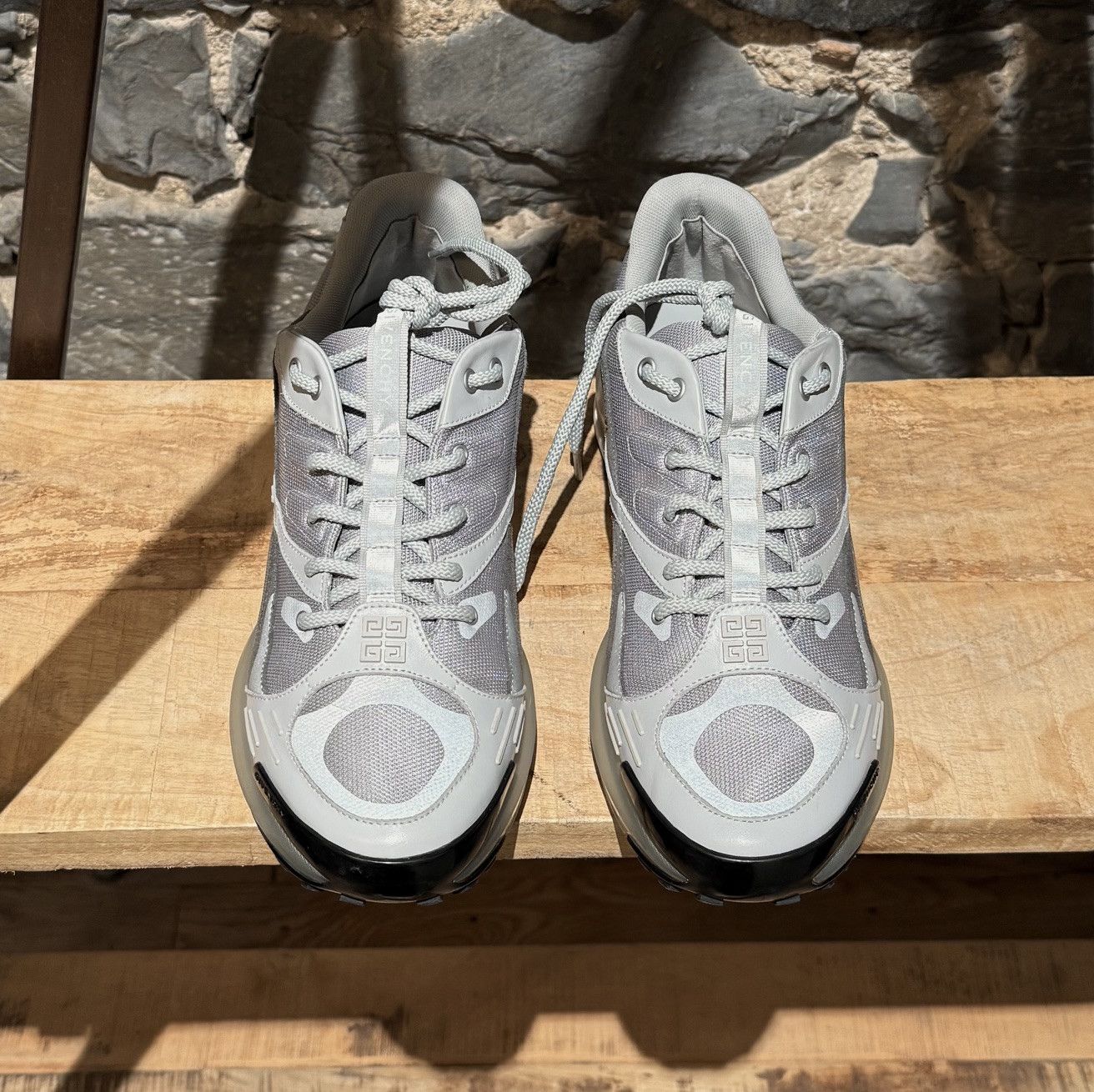 Givenchy Givenchy Giv 1 Mountain Cloud Grey Mesh Low-top Sneakers Size US 11 / EU 44 - 3 Thumbnail