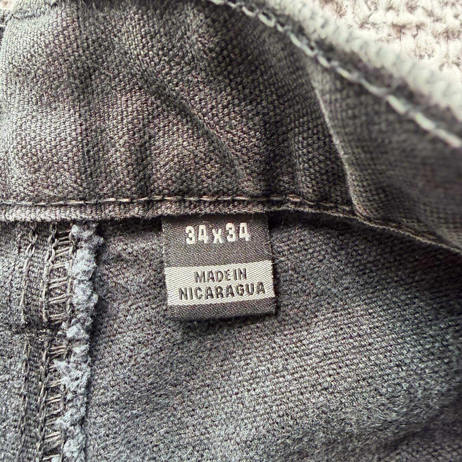 Carhartt Carhartt B11 Black Canvas Work Pants 34x34 Faded Carpenter Size US 34 / EU 50 - 5 Thumbnail