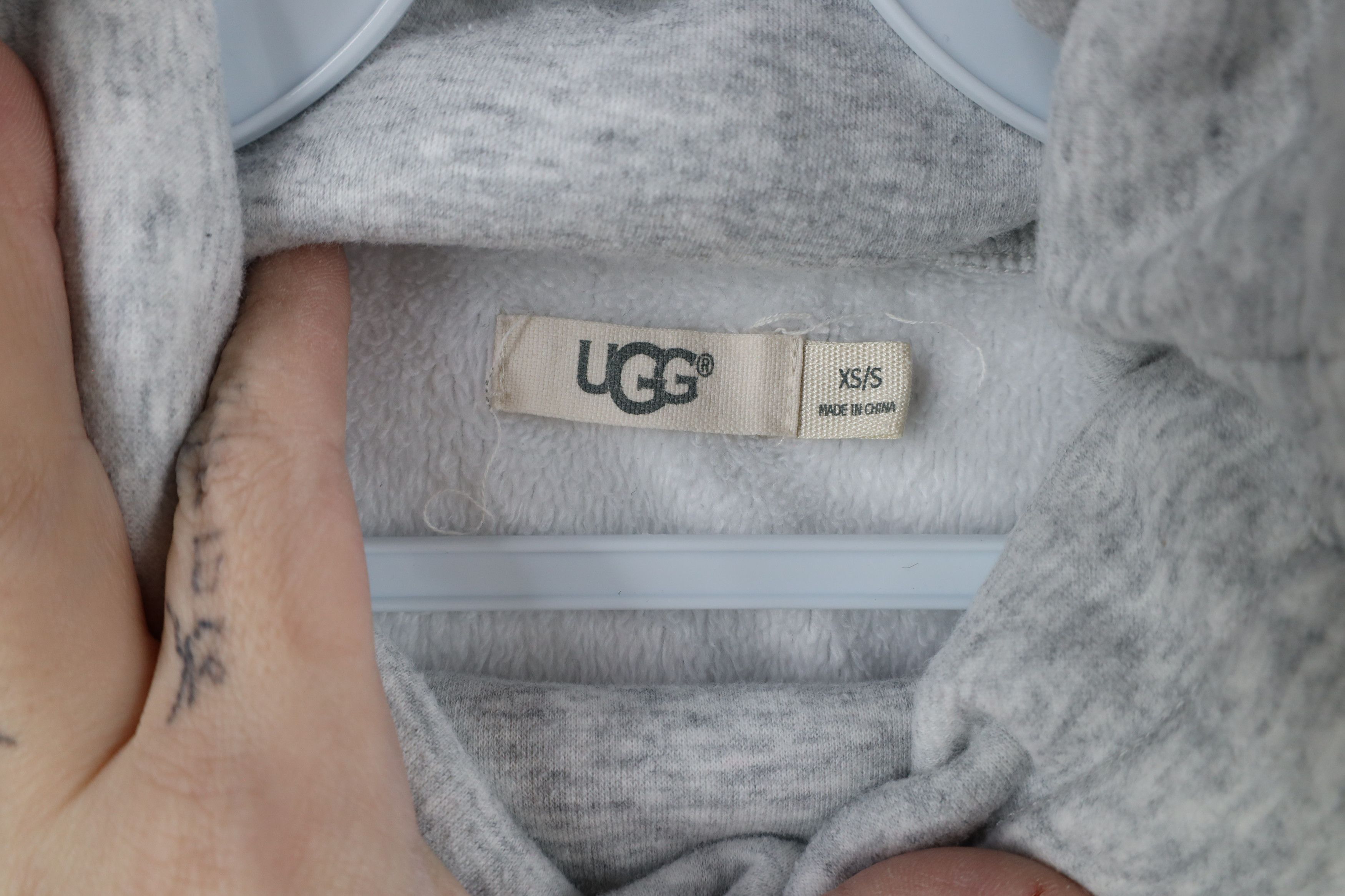 Vintage Ugg Australia Blank Oversized Funnel Neck Poncho Sweatshirt Size XS / US 0-2 / IT 36-38 - 6 Thumbnail