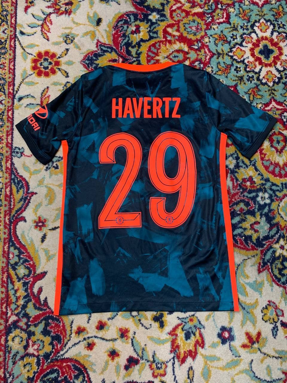 Adidas Chelsea 2021/2022 Third Football Soccer Jersey HAVERTZ Boys Size US S / EU 44-46 / 1 - 2 Thumbnail