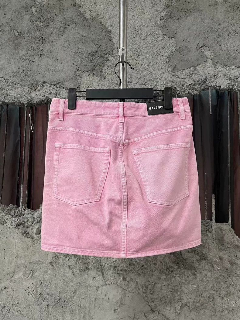 Balenciaga Balenciaga Pink denim skirt Size 25" / US 0 / IT 36 - 2 Thumbnail