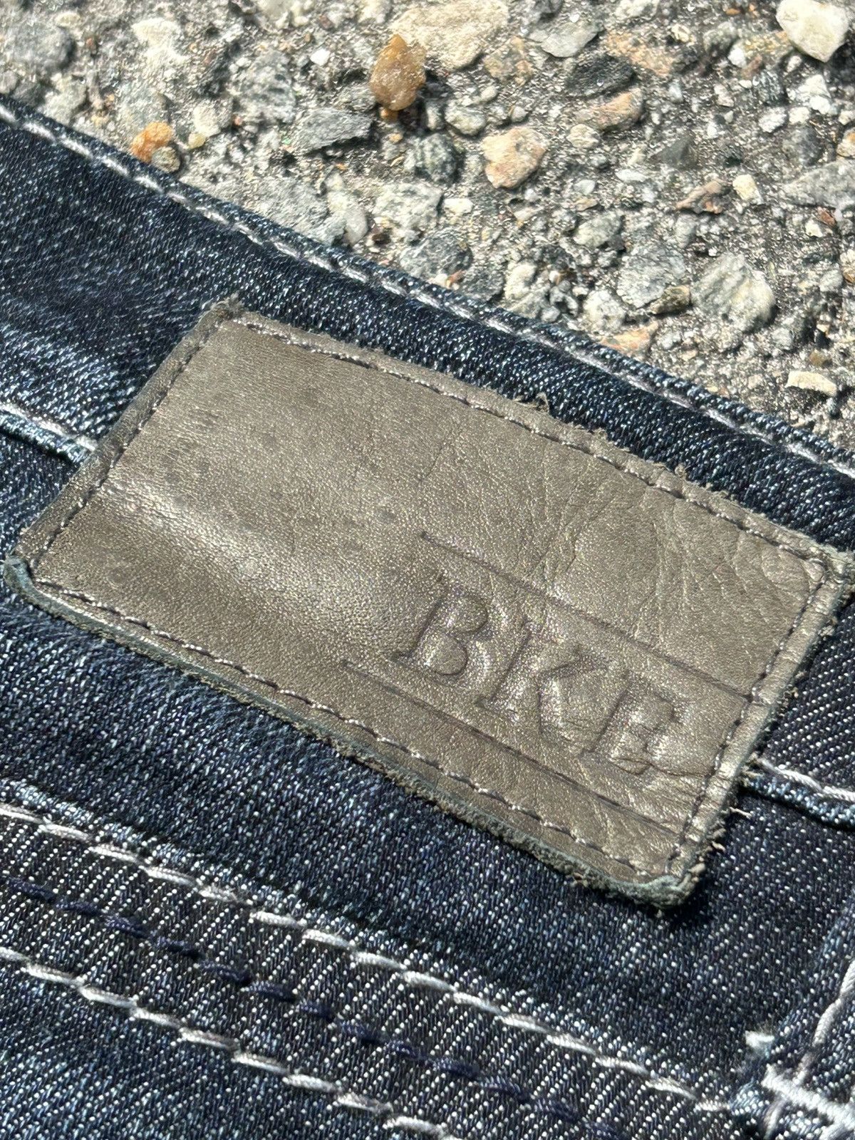 BKE BKE Grunge Embroidered Distressed Jeans Size US 30 / EU 46 - 11 Thumbnail