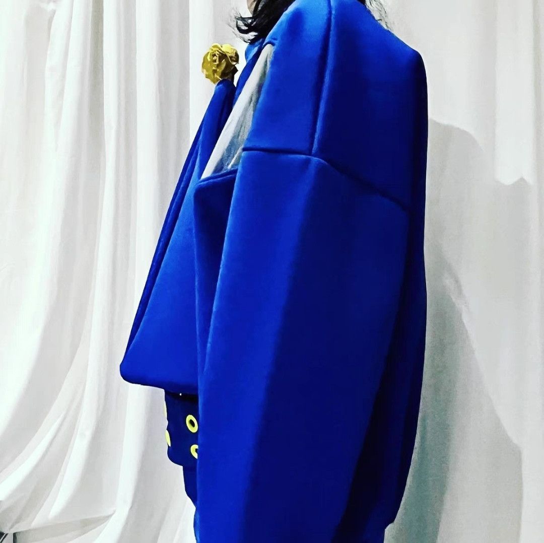 FW21 Runway Blue Mask Sweater
