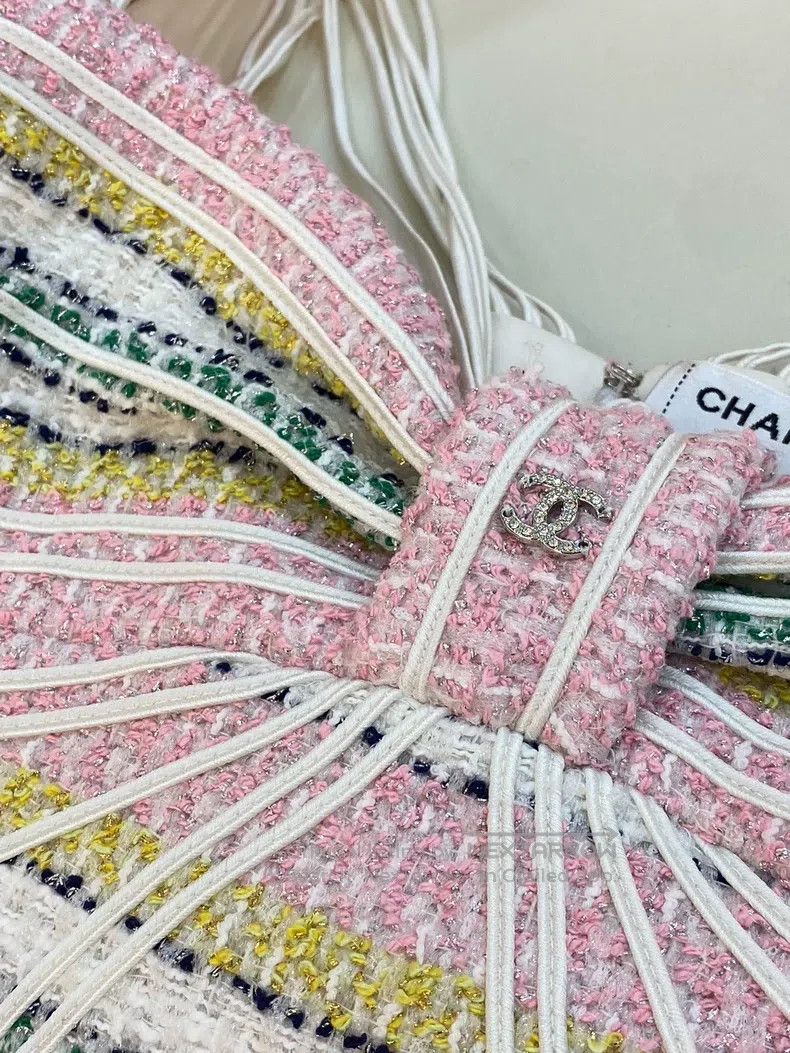 Chanel Chanel 24S candy-coloured bow flash suspender skirt Size XXS / US 00 / IT 34 - 2 Thumbnail