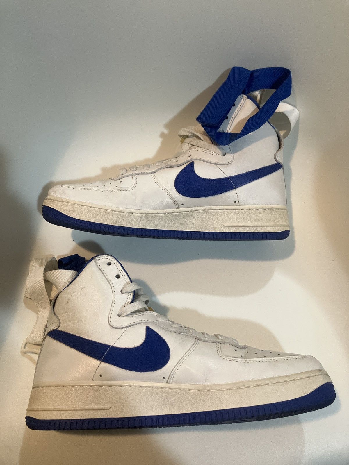 Nike Nike Air Force 1 High - White Game Royal Blue Size US 10 / EU 43 - 4 Thumbnail