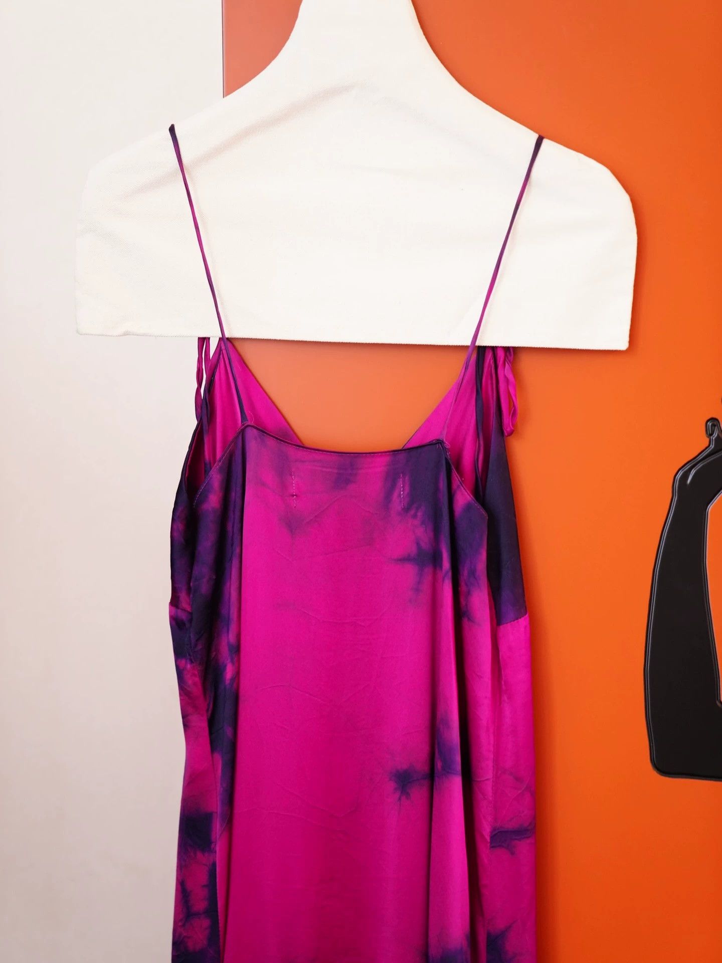 Unknown London UK Indie Silk Tie-Dye Irregular Hem Cami Dress XS/S Size XS / US 0-2 / IT 36-38 - 8 Thumbnail
