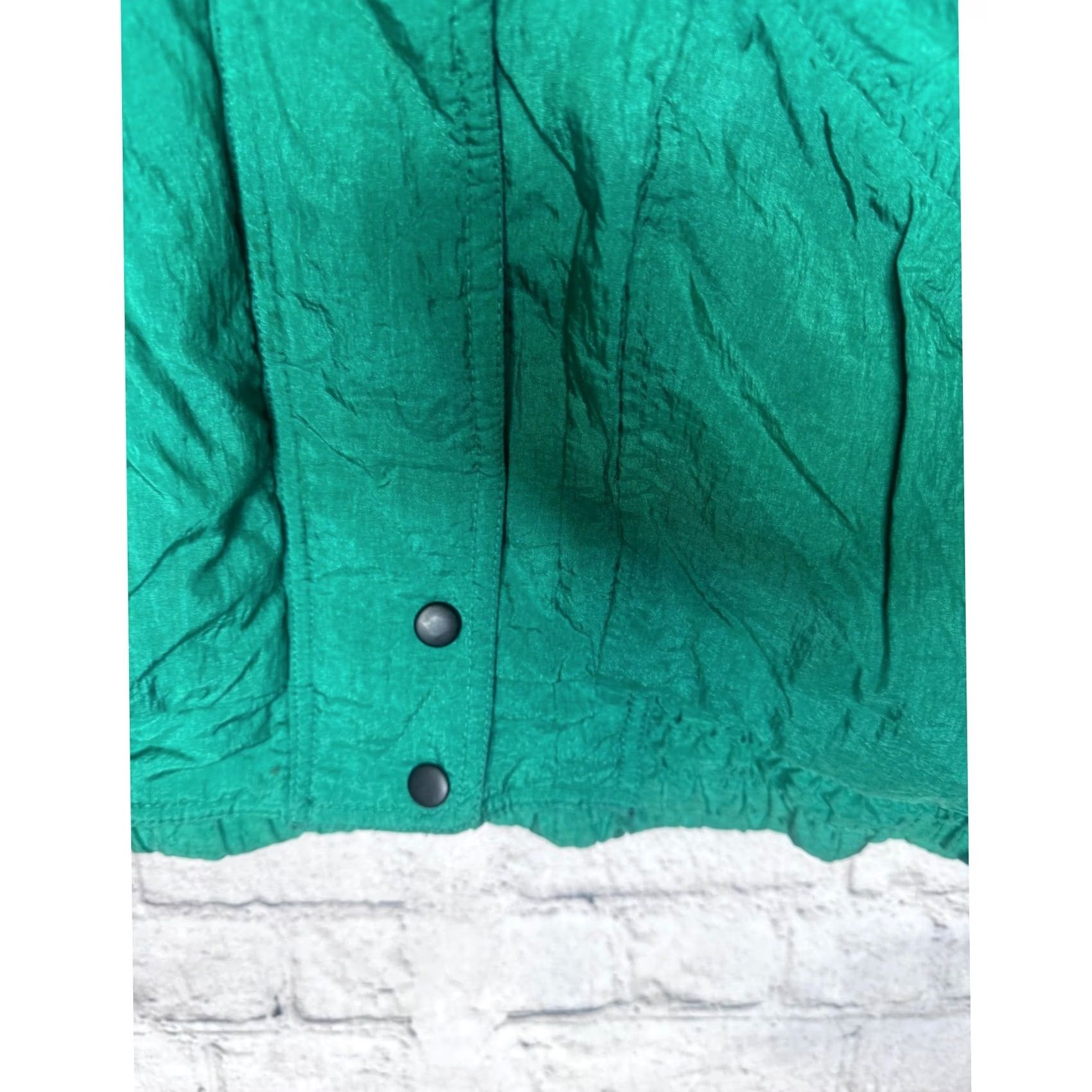 Vintage VINTAGE PA Originals Womens Green Full Zip Bomber Jacket L Size L / US 10 / IT 46 - 3 Thumbnail