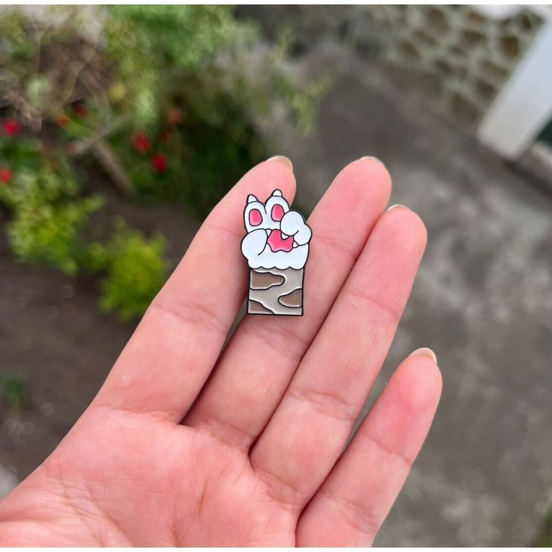 Other NEW Enamel Pin Lapel cat footprint piece and Love brooch fo Size ONE SIZE - 1 Thumbnail