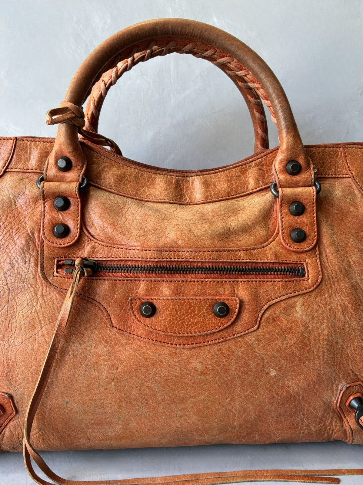 Balenciaga Balenciaga - Classic City - Orange Lambskin Bag Size ONE SIZE - 5 Thumbnail