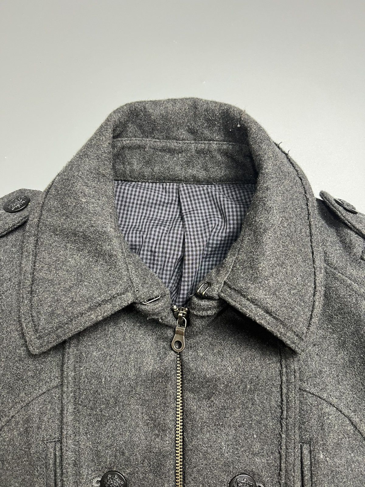 Japanese Brand × PPFM × Vintage Vintage 2000s PPFM Wool Coats With Hooded Size US M / EU 48-50 / 2 - 3 Thumbnail