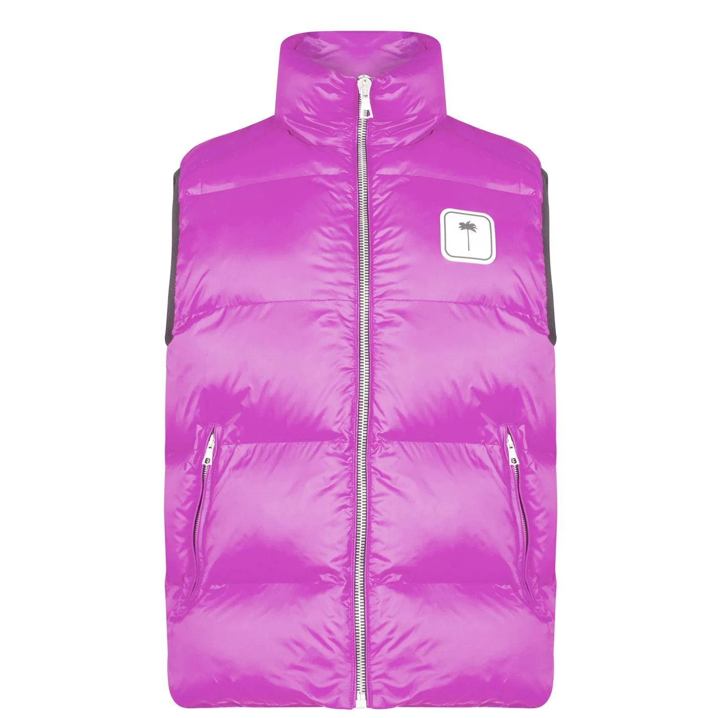 Palm Angels Palm Angels Puffer Vest Purple Women's Size XS Oversized Size XS / US 0-2 / IT 36-38 - 3 Thumbnail