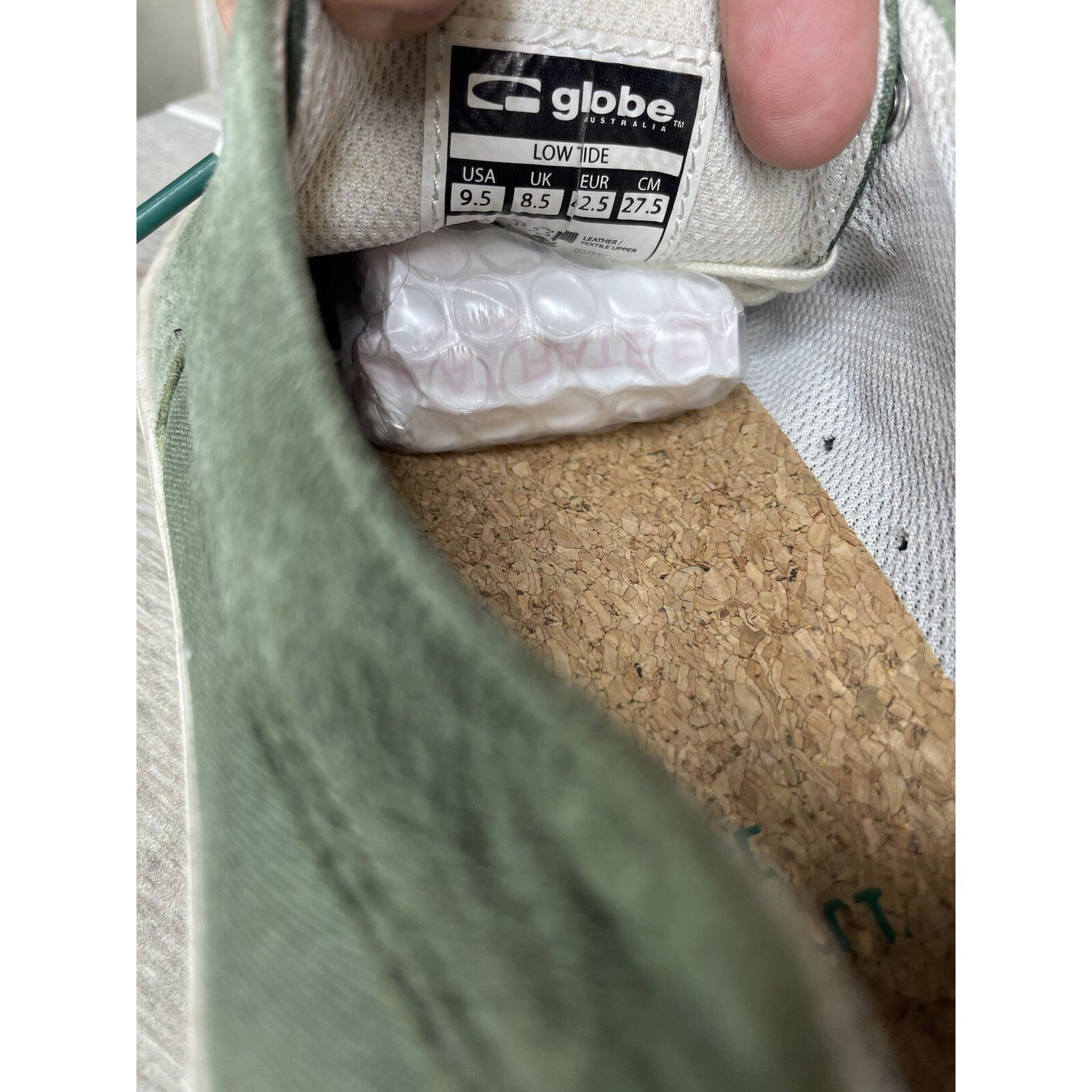 Globe Globe Green Suede Leather Casual Low Lace Sneakers Shoes Men Size US 9.5 / EU 42-43 - 3 Thumbnail