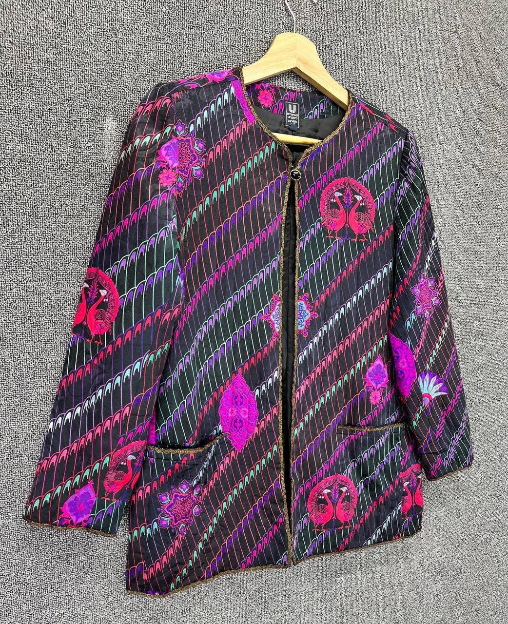 Emanuel Ungaro Emanuel Ungaro Luxury Cardigan Jacket Size M / US 6-8 / IT 42-44 - 2 Thumbnail