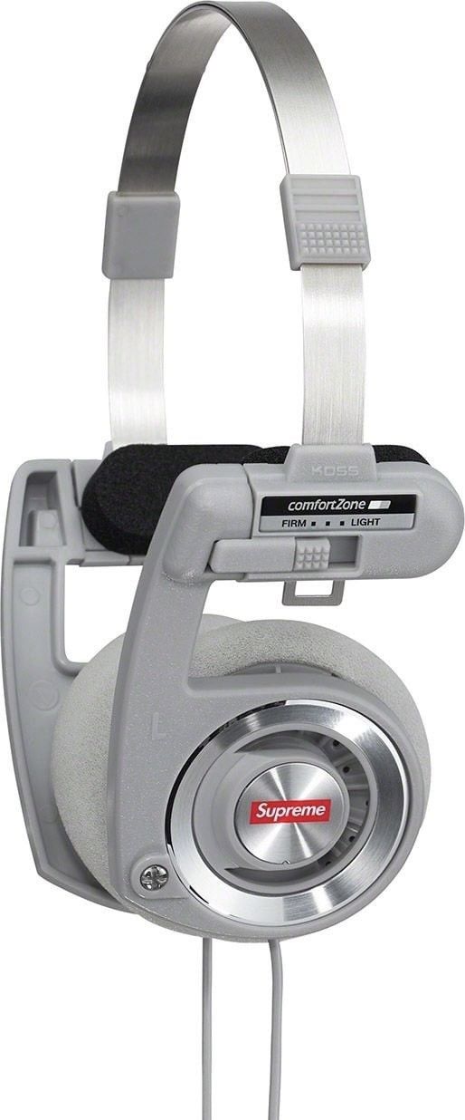 Supreme Supreme x Koss Porta Pro Headphones, Silver, Brand New Size ONE SIZE - 4 Thumbnail