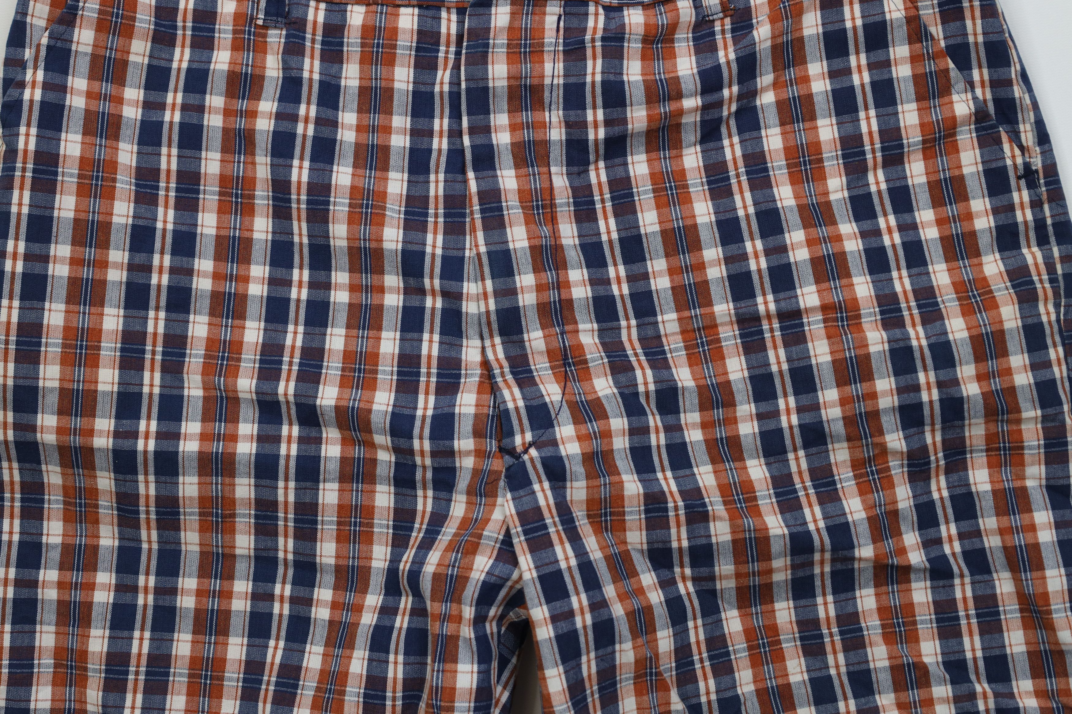 Vintage Vintage 60s Streetwear Above Knee Chino Golf Shorts Plaid Size US 36 / EU 52 - 3 Thumbnail