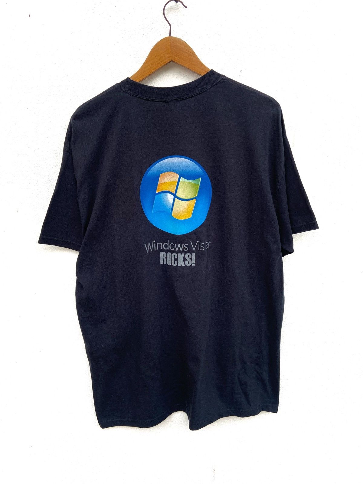Microsoft Vintage Microsoft Vista t shirt Apple Size US XL / EU 56 / 4 - 2 Thumbnail