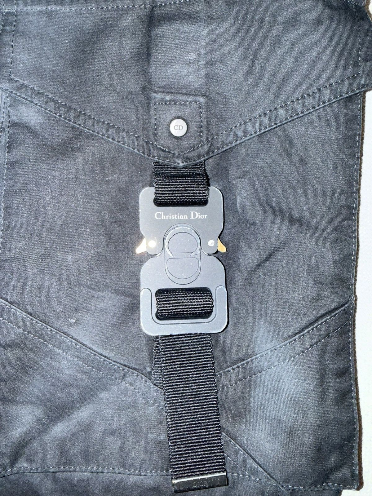 Alyx × Dior Dior x 1017 ALYX 9SM Buckle Cargo Pant - Black Size US 36 / EU 52 - 3 Thumbnail