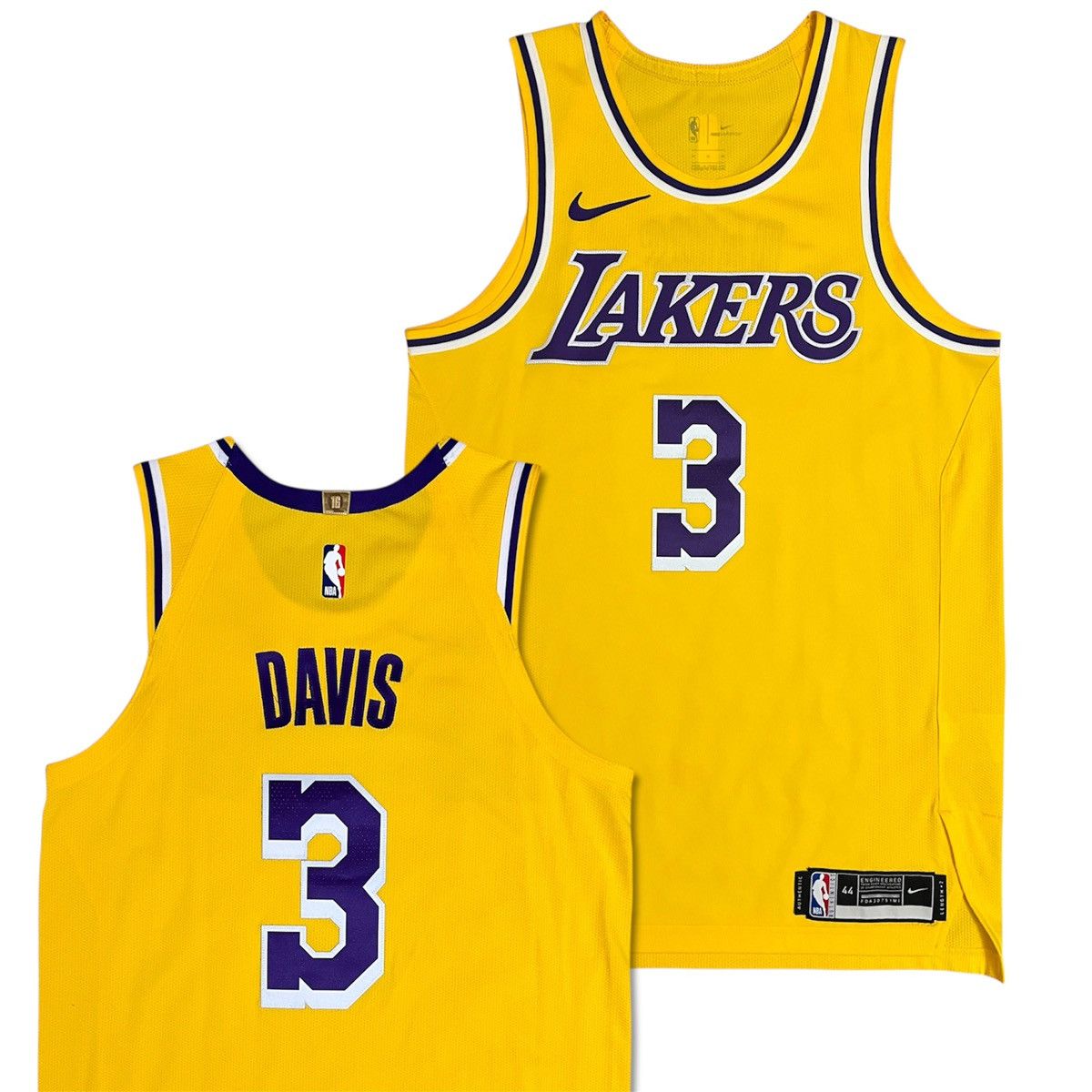 Nike 2020 Authentic Anthony Davis Los Angeles Lakers Jersey Size US M / EU 48-50 / 2 - 1 Thumbnail